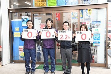 頭金ゼロ・ボーナス払い無し